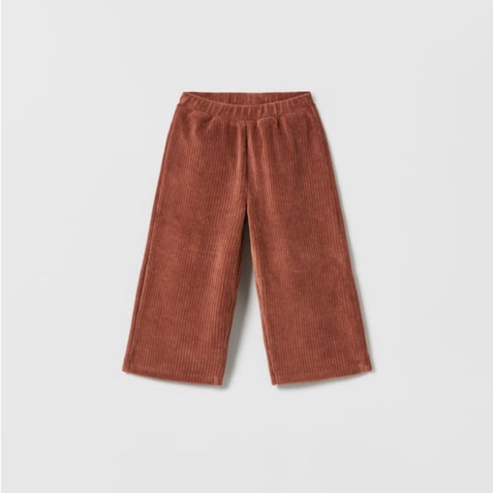 Zara Baby Girl Corduroy Culottes Brick